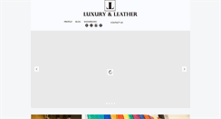 Desktop Screenshot of luxuryleather.it