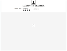Tablet Screenshot of luxuryleather.it